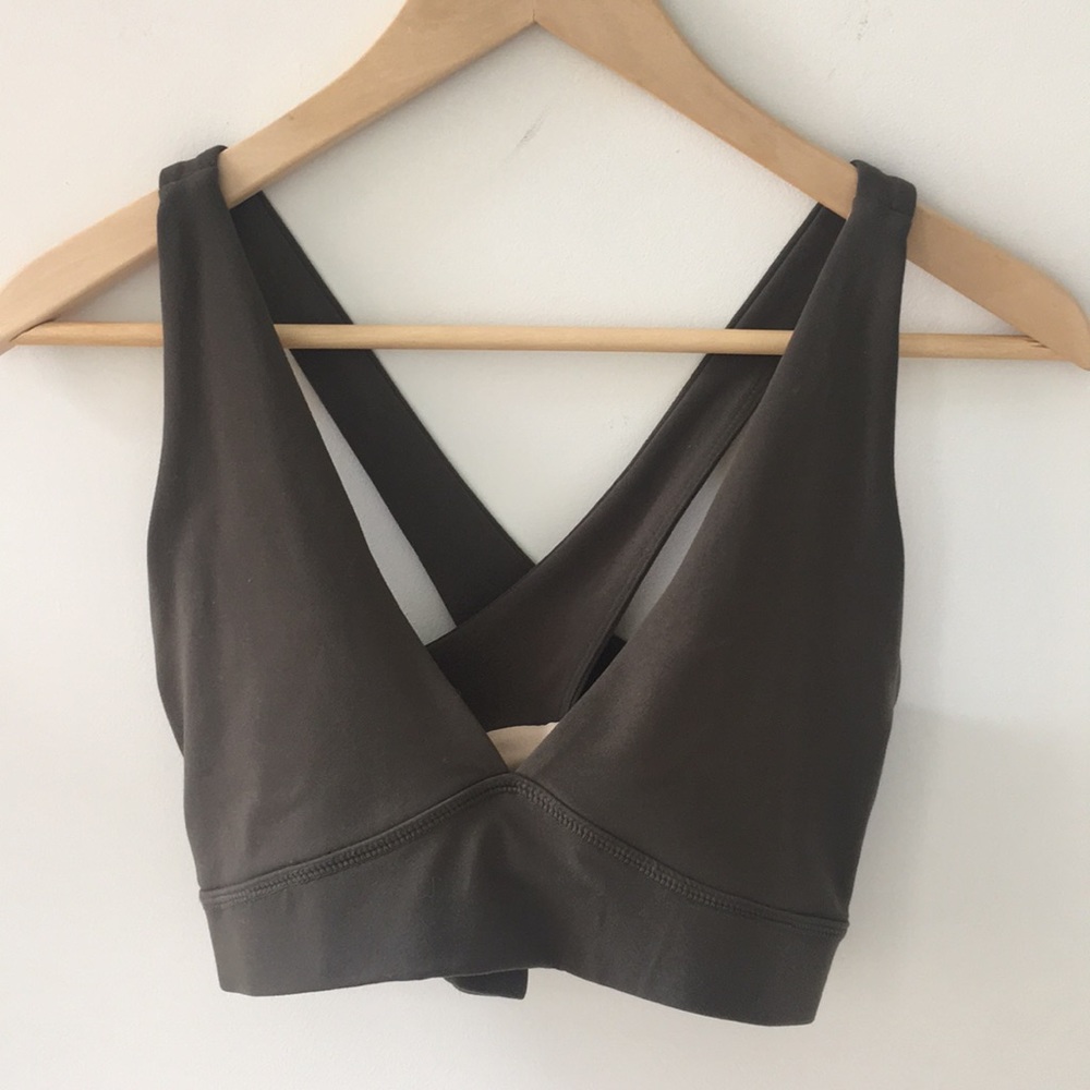 Flxxfit flexxfit luxe crossover sports bra olive L